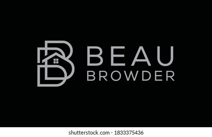 Inspiraciones De Diseño De Logotipo De Vectores De Casa Y Letra B