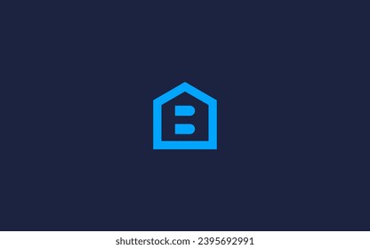 Letter b with house logo icon design Vector design template inspiration