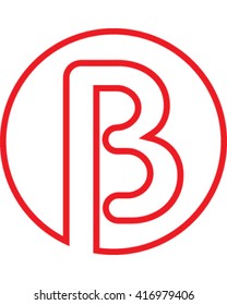 Letter B Icon Design