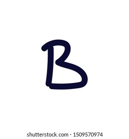 Letter B icon design, design for logo or symbol.