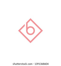 letter B icon logo design concept