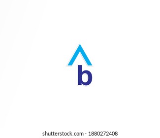 Plantilla de diseño de logotipo de icono de letra b
