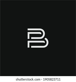 Design-Vorlage für das Logo des Letter B-Symbols elegant, einfach