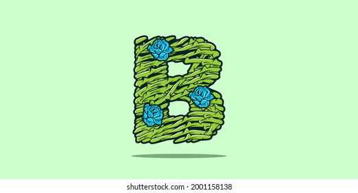 Letter B icon and logo template. New design and elegant typographic concept.