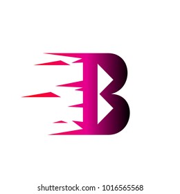 Letter B initial alphabet Logo design Template