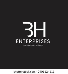 Letter b initials monogram vector template design