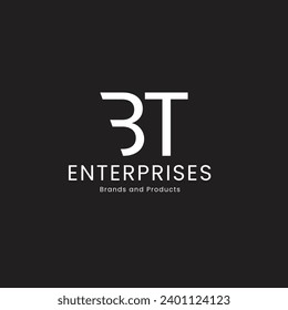 Letter b initials monogram vector template design