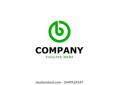 letter b inside circle logo