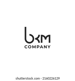 Letter B, K, M Logo for Clothing Logo