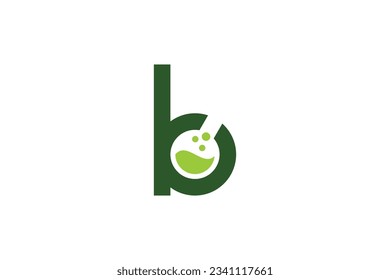 letter b labortory vector template logo design