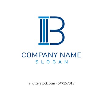 Letter B law design