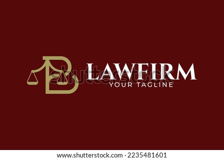 letter b law logo design, lawyer logo, lawrfirm logo
