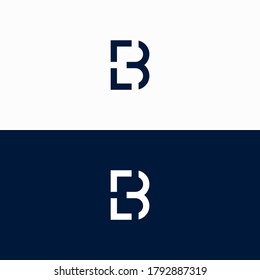letter b or lb logo, creative logo inspiration, modern logo template, element logo, concept vector.