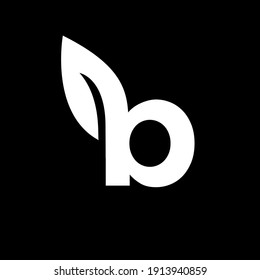 Buchstabe b, schwarz, Vektorgrafik-Design einzeln auf Hintergrund