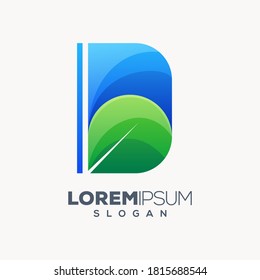 logotipo coloreado de la letra B