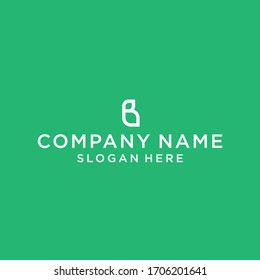 B deja el logotipo iconos vectoriales