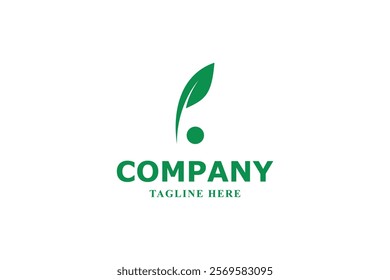 letter b leaf and nature minimal logo design