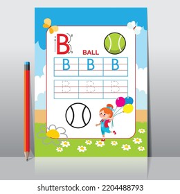 509 Writing Practice Letter B Images, Stock Photos & Vectors | Shutterstock