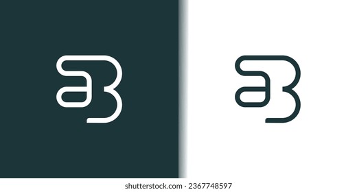 Letter B llogo design element vector with modern concept