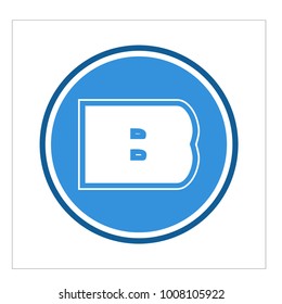 Letter b logo