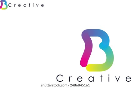 Logotipo de letra B, letra B