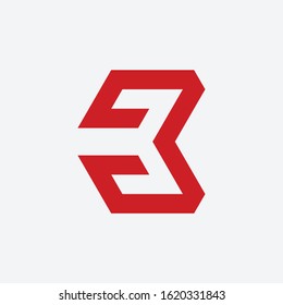 letter B logo abstract. The logo can be used for business consulting and financial companies. construction or sport concept. - vector