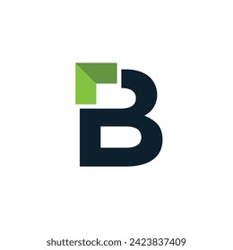 logotipo de letra B con concepto de flecha