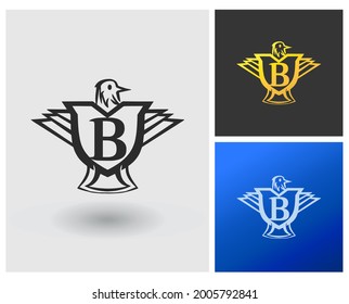 B Eagle Logo Images, Stock Photos & Vectors | Shutterstock