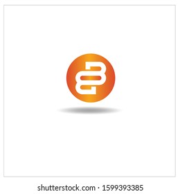 The Letter B logo can be used for application icons. in orange.