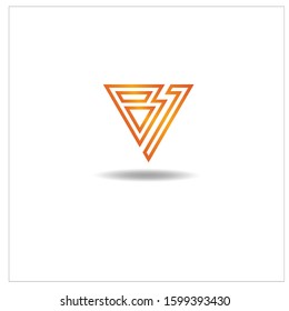 The Letter B logo can be used for application icons. in orange.
