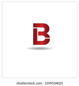 The Letter B logo can be used for application icons. with a red gradient color.