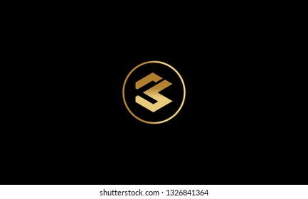 LETTER B LOGO WITH CIRCLE FRAME FOR LOGO DESIGN OR ILLUSTRATION USE
