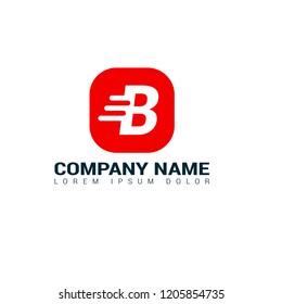 letter B logo concept