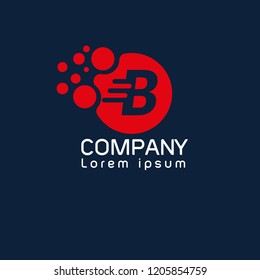 letter B logo concept