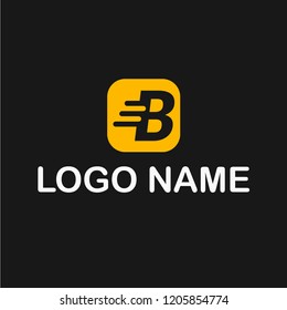 letter B logo concept
