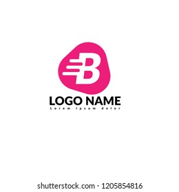 letter B logo concept