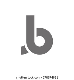 Letter B Logo Concept Icon. Vector
