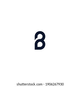 Buchstabe b Logo, kreative Logo-Inspiration, moderne Logo-Vorlage, Element-Logo, Konzept-Vektorgrafik.