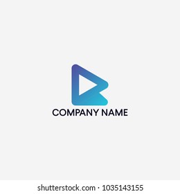 Letter B logo design