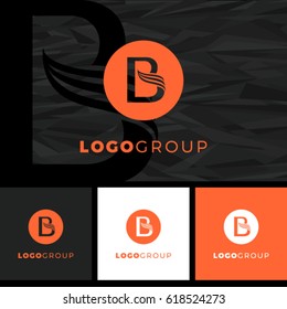 Letter B Logo Design.