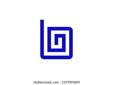 Letter b Logo design for company logo