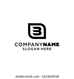 Letter B Logo Design Concept