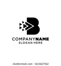 Letter B Logo Design Concept