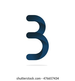 Letter B logo design concept