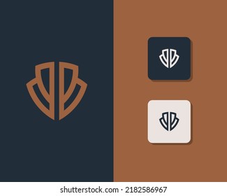 Letter B B logo design. creative minimal monochrome monogram symbol. Universal elegant vector emblem. Premium business logotype. Graphic alphabet symbol for corporate identity