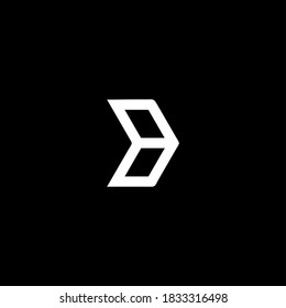Letter B Logo Design Element Template