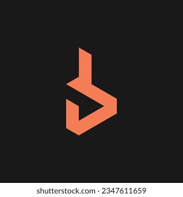 Logo-Design-Symbol des Buchstaben B für Unternehmen oder Initialen