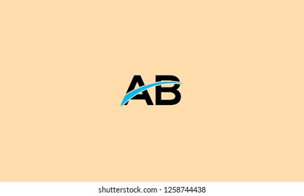 LETTER A AND B LOGO FOR LOGO DESIGN OR ILLUSTRATION USE