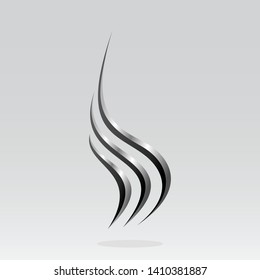 letter B logo design inspiration . letter B logo template with metal style . metal wing logo template . abstract wing vector