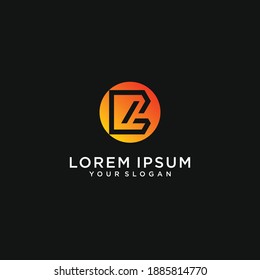 letter b logo design inspiration bright colour Premium Vector. part 2